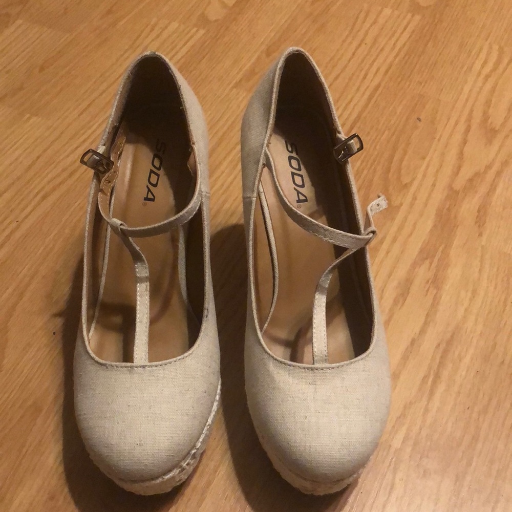 Wedge Canvas Shoes